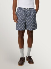 Les Deux Blue Harry Arabesque Shorts - Image 3 of 4