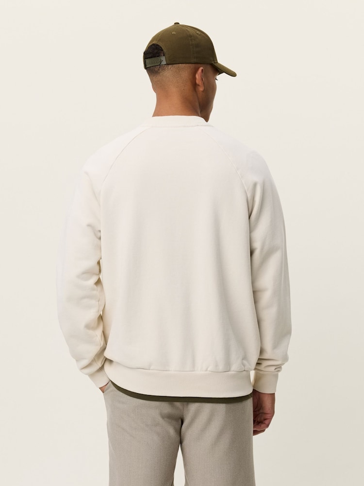 Les Deux White Cole Mini Blake Sweatshirt - Image 2 of 4