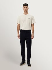 Les Deux Blue Como Tapered Drawstring Trousers - Image 1 of 4