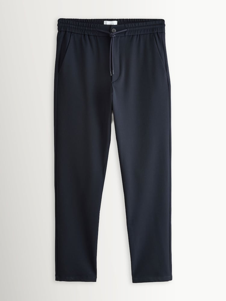 Les Deux Blue Como Tapered Drawstring Trousers - Image 4 of 4