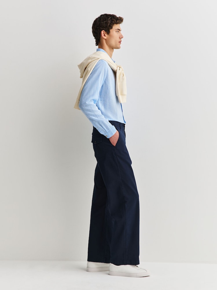 Oliver Spencer Blue Utility Trousers - Image 10 of 10