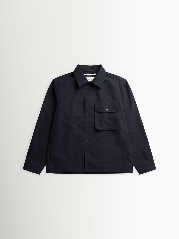 Norse Projects Blue Mols Commuter Overshirt - Image 1 of 5
