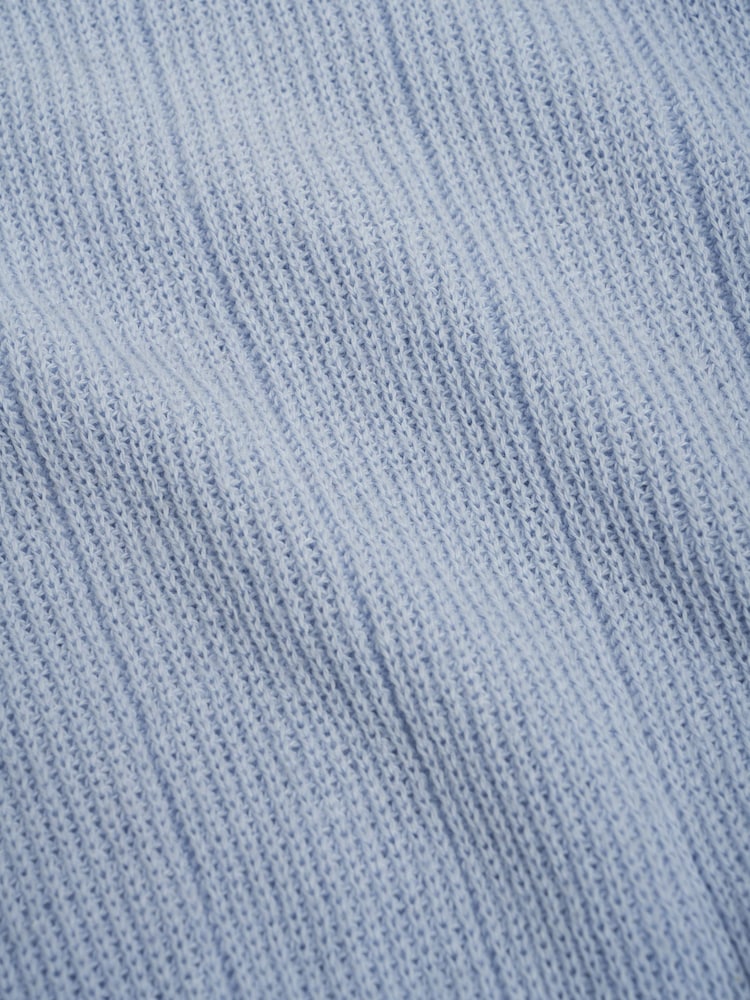 Oliver Spencer Blue Brice Half Zip Jumper - Image 4 of 4