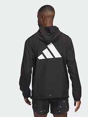 adidas Black Run It Jacket - Image 2 of 5