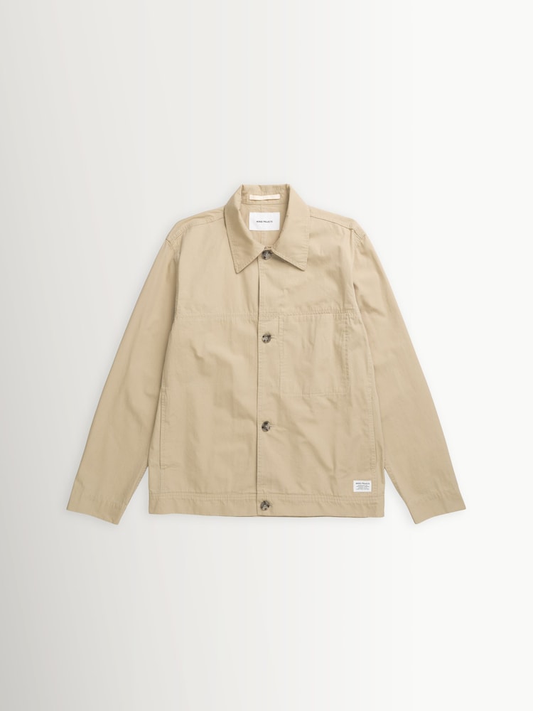 Norse Projects Brown Raabjerg Canvas Jacket - Image 1 of 5