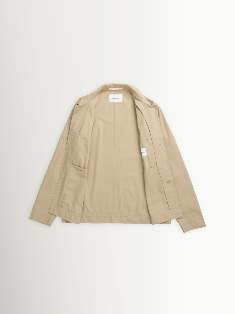 Norse Projects Brown Raabjerg Canvas Jacket - Image 2 of 5