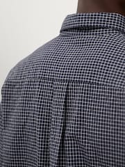 Norse Projects Dark Navy Espevik Check Oversized Shirt - Image 3 of 6