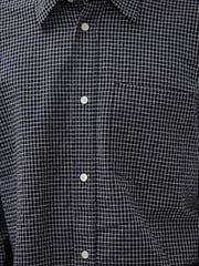 Norse Projects Dark Navy Espevik Check Oversized Shirt - Image 4 of 6