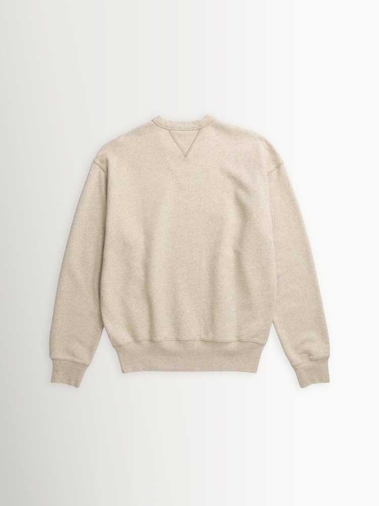 Norse Projects Natural Kulhuse Cotton Linen Loopback Sweatshirt - Image 2 of 4