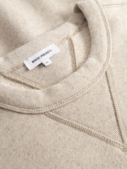 Norse Projects Natural Kulhuse Cotton Linen Loopback Sweatshirt - Image 3 of 4