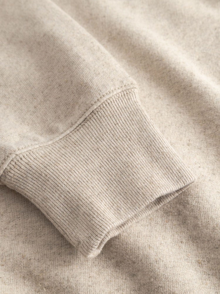 Norse Projects Natural Kulhuse Cotton Linen Loopback Sweatshirt - Image 4 of 4