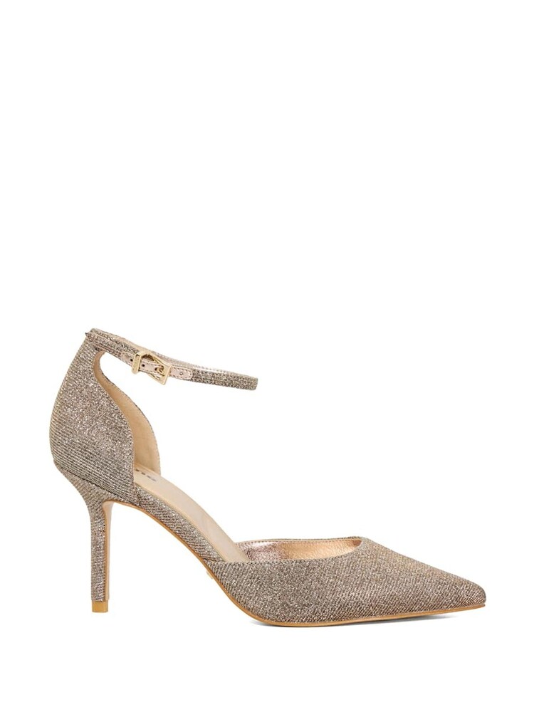 Dune London Brown Calmness Pointed Back Counter Court Shoes - Image 1 of 5