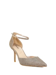 Dune London Brown Calmness Pointed Back Counter Court Shoes - Image 2 of 5