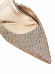 Dune London Brown Calmness Pointed Back Counter Court Shoes - Image 5 of 5