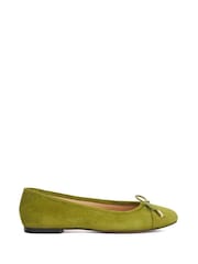 Dune London Green Highest Flexible Sole Contrast Ballet Pumps - Image 2 of 6