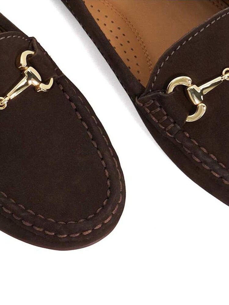 Dune London Brown Glenniee Comfort Snaffle Loafers - Image 6 of 6