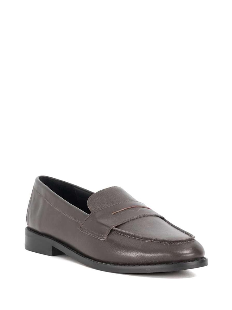 Dune London Brown Ginelli Flexi Sole Penny Loafers - Image 2 of 5 Dune London Brown Ginelli Flexi Sole Penny Loafers - Image 2 of 5