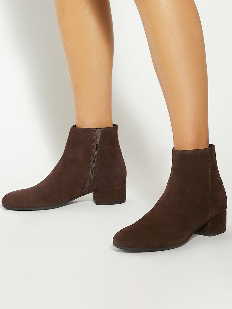Dune London Brown Pippie Smart Low Boots - Image 1 of 6