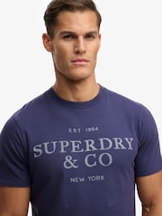Superdry Blue Company Relaxed T-Shirt - Image 5 of 7