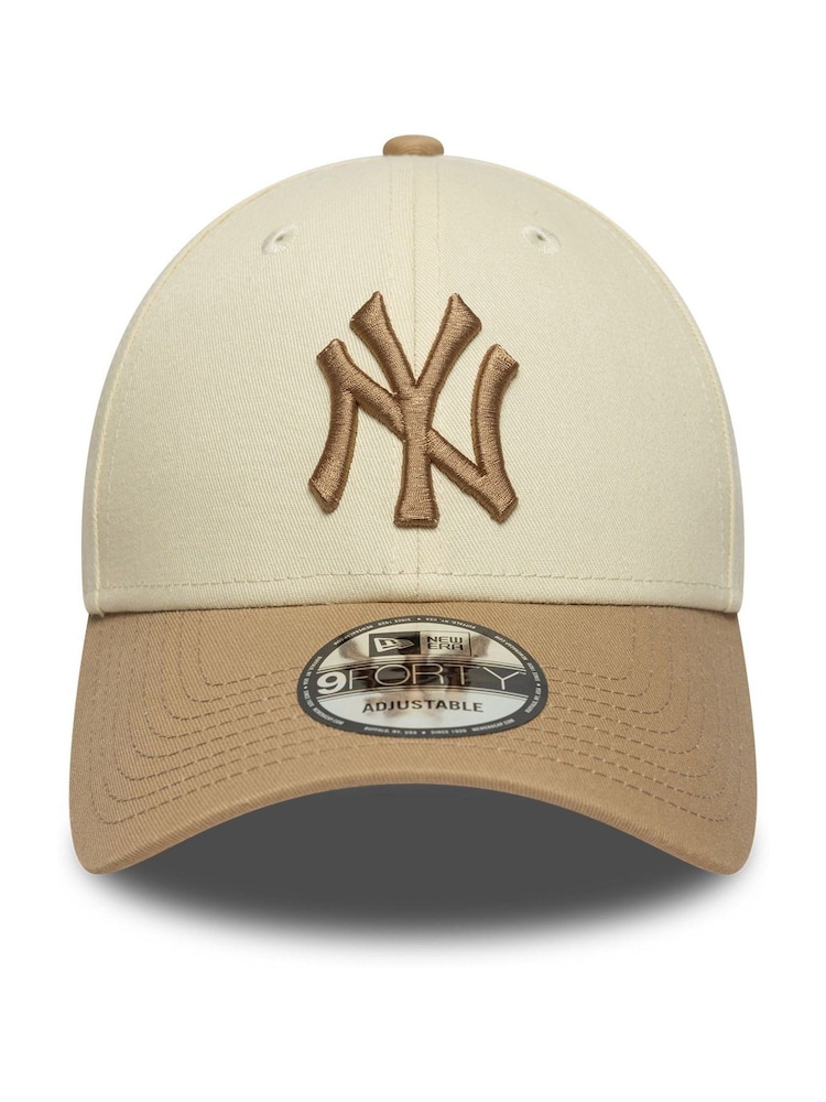 New Era New York Yankees Colour Block 9FORTY Adjustable Cap - Imagen 1 de 5