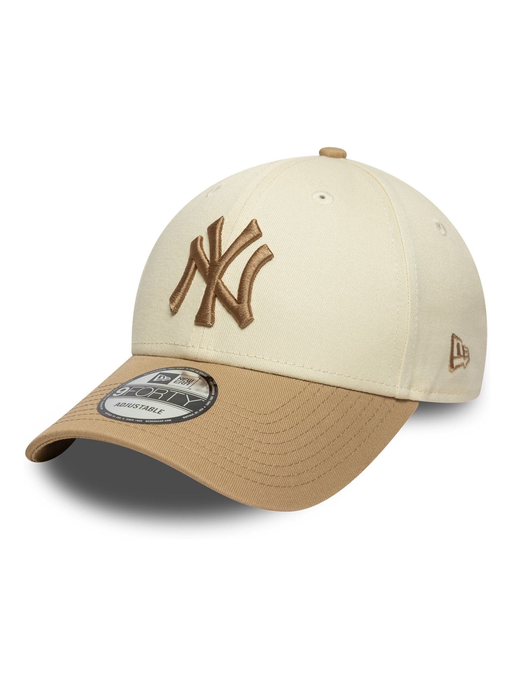Buy New Era Cream New York Yankees Colour Block 9FORTY Adjustable