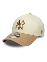 New Era New York Yankees Colour Block 9FORTY Adjustable Cap - Imagen 4 de 5