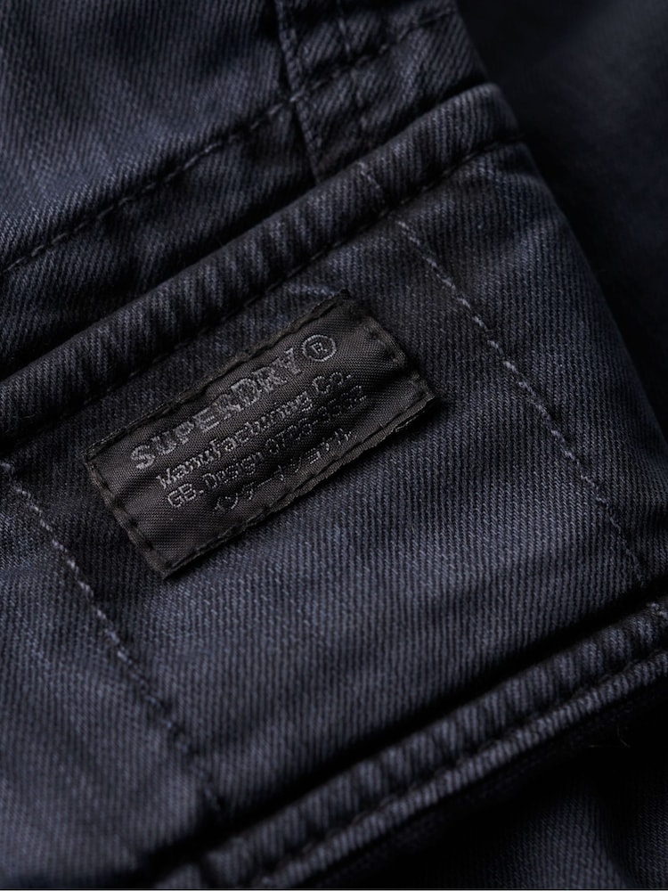 Superdry Blue Core Cargo Shorts - Image 5 of 5