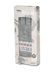 Totes Grey Toasties Ladies Stretch Knitted SmarTouch Gloves - Image 2 of 4