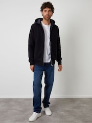 Threadbare Blue Padded Knitted Jacket - Image 3 of 4