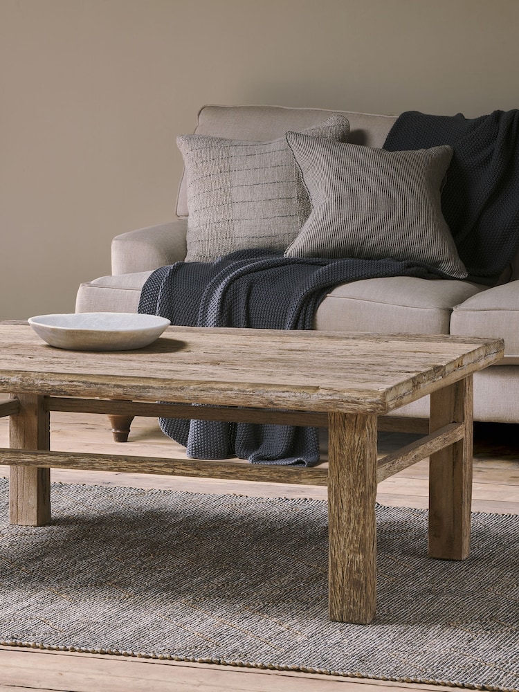 Nkuku Natural Ibo Reclaimed Wood Coffee Table - Image 2 of 6 Nkuku Natural Ibo Reclaimed Wood Coffee Table - Image 2 of 6