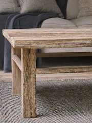 Nkuku Natural Ibo Reclaimed Wood Coffee Table - Image 4 of 6
