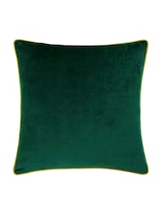 Furn Emerald Moss Meridian Velvet Cushion - Image 2 of 4