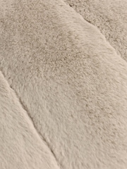 Paoletti Oatmeal Empress Faux Fur Cushion - Image 4 of 4
