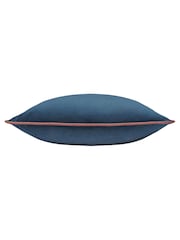 Furn Petrol Blush Meridian Velvet Cushion - Image 3 of 4