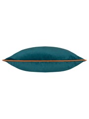 Furn Teal Tiger Meridian Velvet Cushion - Image 3 of 4