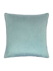 Furn Mineral Teal Meridian Velvet Cushion - Image 2 of 4