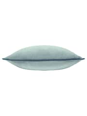 Furn Mineral Teal Meridian Velvet Cushion - Image 4 of 4