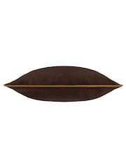 Furn Chocolate Caramel Meridian Velvet 45 x 45cm Cushion - Image 4 of 5