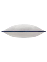 Furn Silver Navy Meridian Velvet Cushion - Image 3 of 4