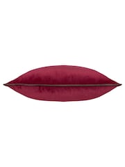 Furn Cranberry Mocha Meridian Velvet Cushion - Image 3 of 4