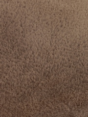 Furn Mocha Kallu Faux Fur Cushion - Image 4 of 4