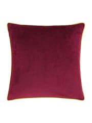 Furn Maroon Moss Meridian Velvet Cushion - Image 2 of 4