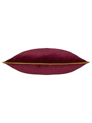 Furn Maroon Moss Meridian Velvet Cushion - Image 3 of 4