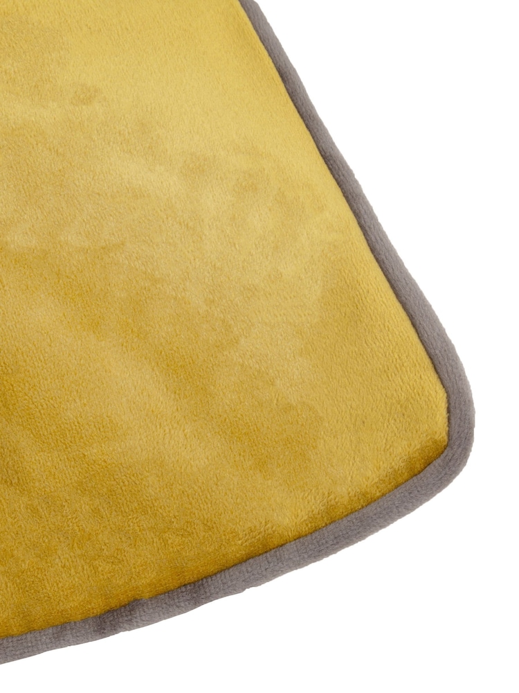 Furn Moss Charcoal Meridian Velvet Cushion - Image 4 of 4