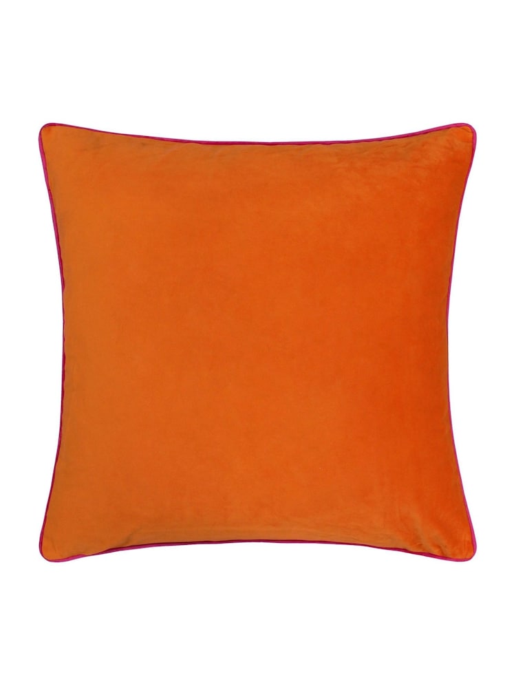 Furn Clementine Hot Pink Meridian Velvet Cushion - Image 2 of 4 Furn Clementine Hot Pink Meridian Velvet Cushion - Image 2 of 4