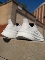 adidas White Ultraboost 5 Shoes - Image 5 of 12