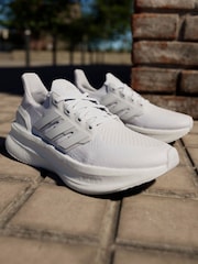 adidas White Ultraboost 5 Shoes - Image 7 of 12