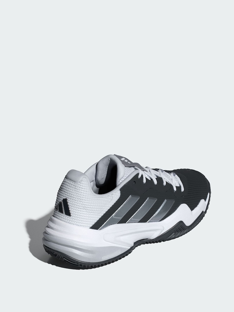 adidas Black Barricade 13 Clay Tennis Shoes - Image 2 of 5 adidas Black Barricade 13 Clay Tennis Shoes - Image 2 of 5
