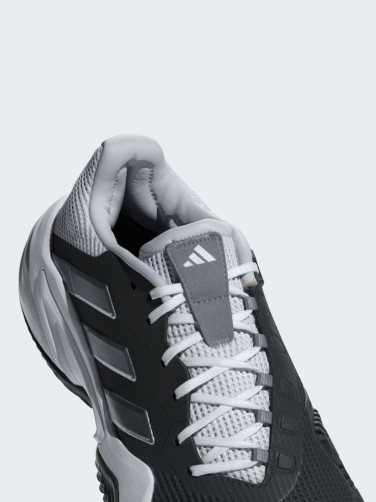 adidas gazelle silver green womens adidas Men's Barricade Tennis Shoes, Size 13, White/Black main image 0