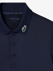 Lacoste Blue Regular Fit Ultra-Dry UPF 50 Golf Polo Shirt - Image 2 of 3